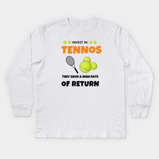 Australian Aussie Open Tennos Tennis Kids Long Sleeve T-Shirt